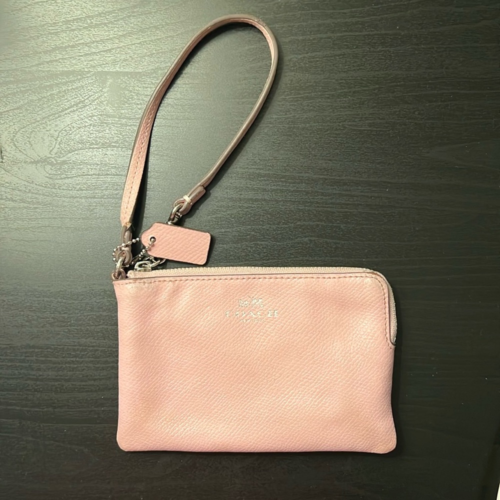 COACH Pink Blush Vintage Wristlet
